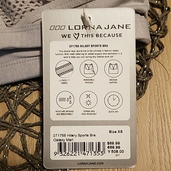 LORNA JANE Sports bra NWT - Picture 4 of 4